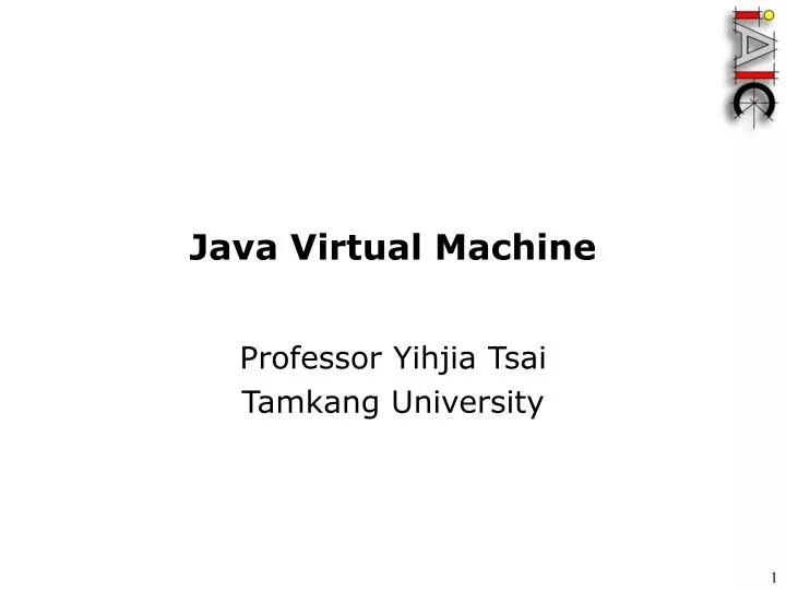 PPT Java Virtual Machine PowerPoint Presentation, free download ID