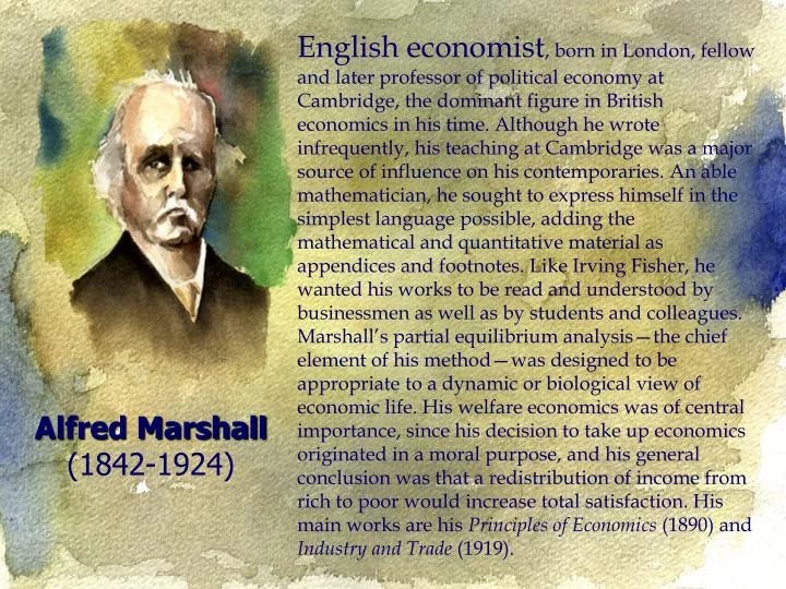 PPT Alfred Marshall (18421924) PowerPoint Presentation, free