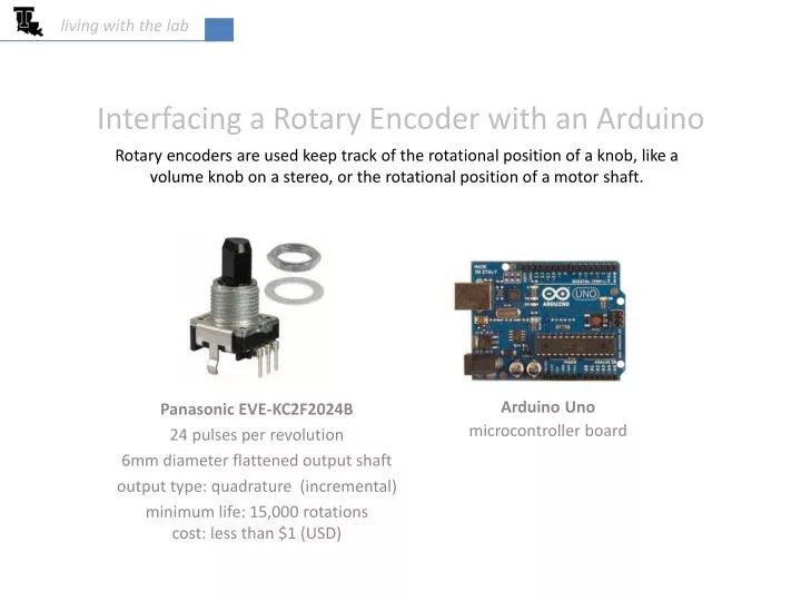 PPT Interfacing a Rotary Encoder with an Arduino PowerPoint
