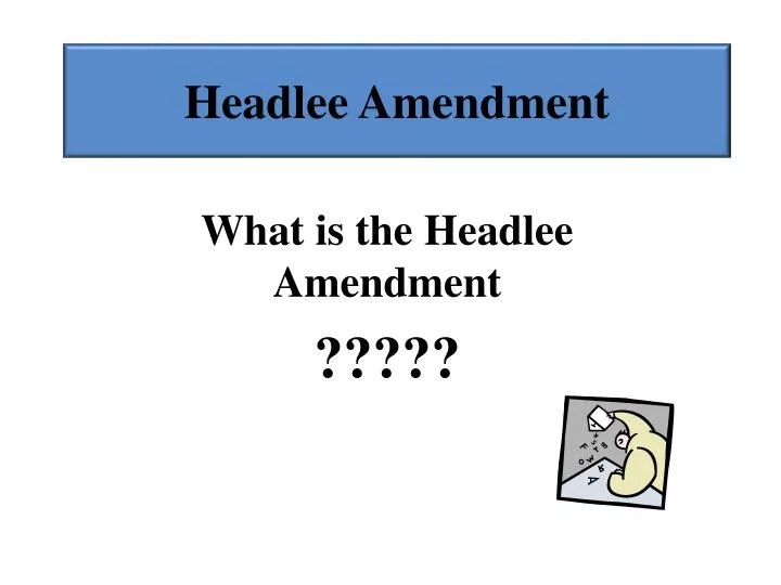 PPT Headlee Amendment PowerPoint Presentation, free download ID1954840
