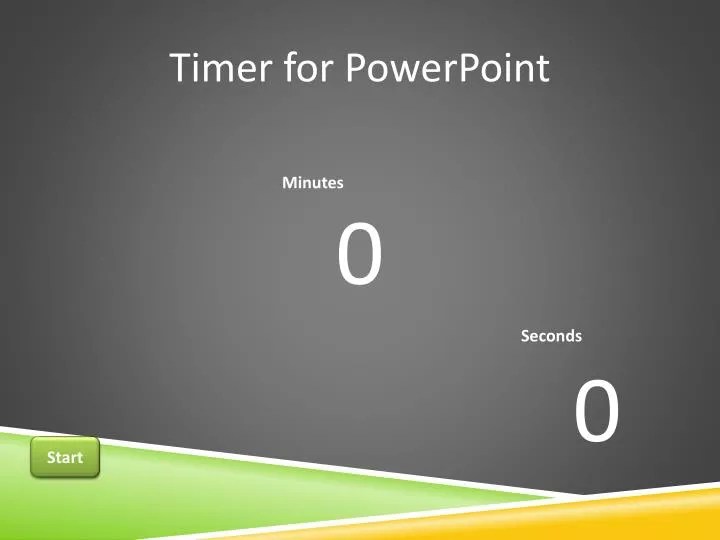 PPT Timer for PowerPoint PowerPoint Presentation, free download ID