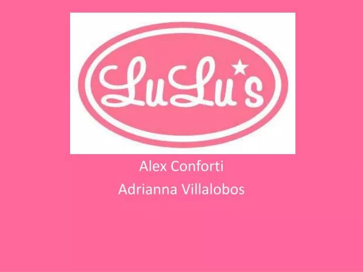 PPT Lulus PowerPoint Presentation, free download ID2047580