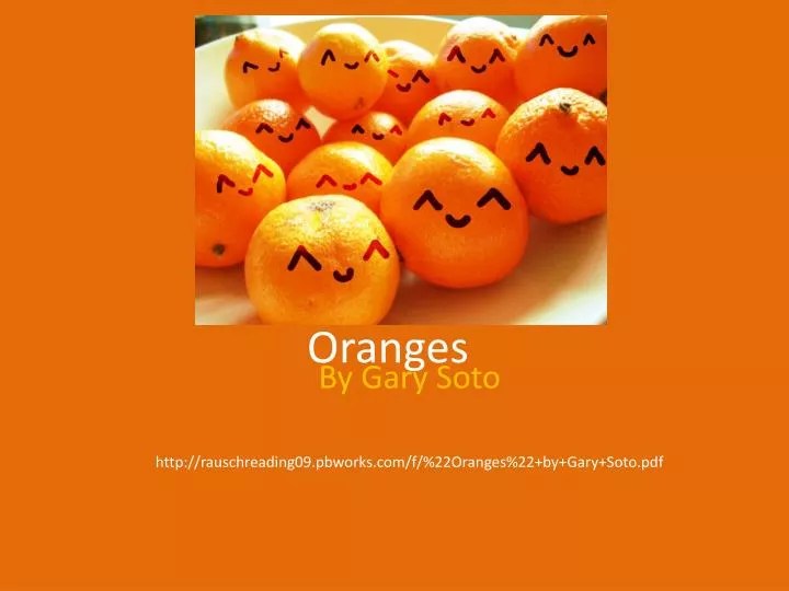 PPT Oranges PowerPoint Presentation, free download ID2128147