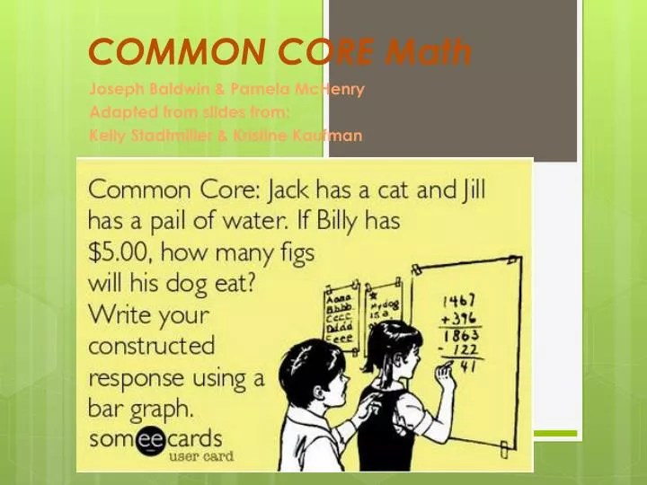 PPT COMMON CORE Math PowerPoint Presentation, free download ID2168721