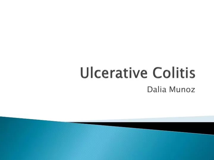 PPT Ulcerative Colitis PowerPoint Presentation, free download ID