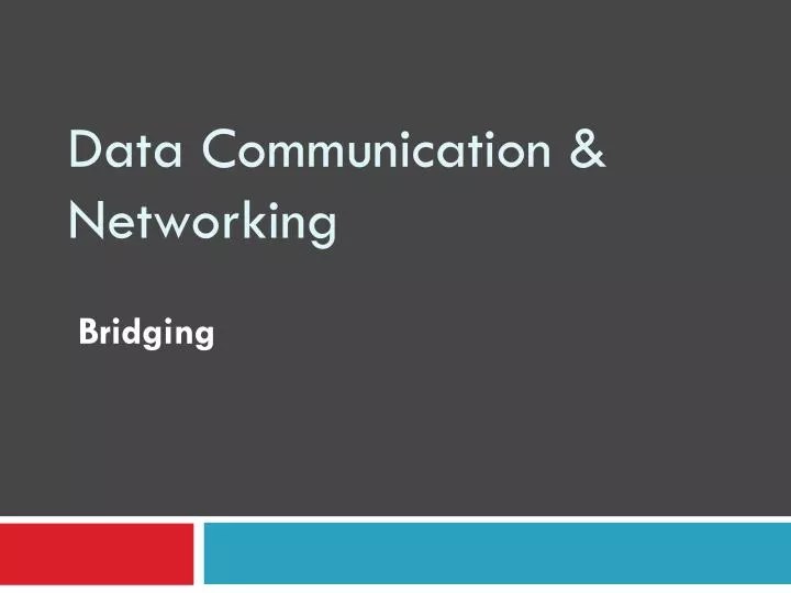 PPT Data Communication & Networking PowerPoint Presentation, free