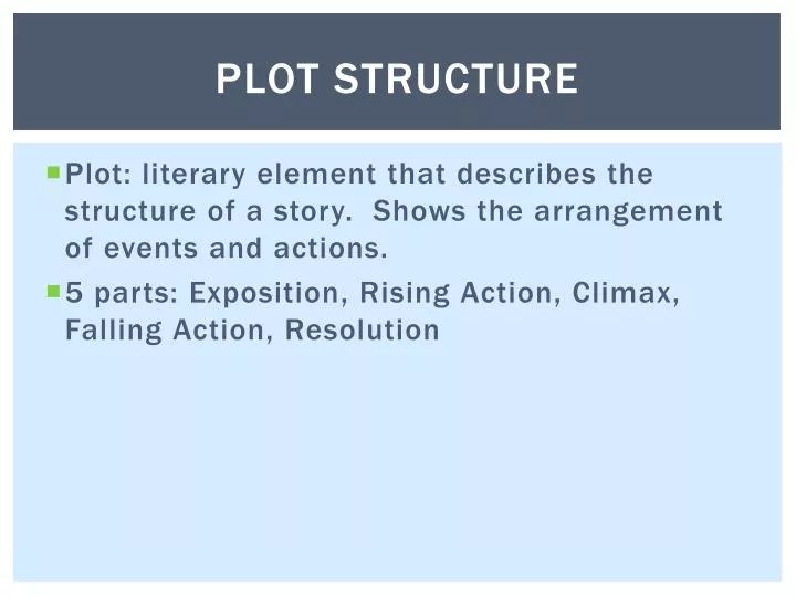 PPT Plot Structure PowerPoint Presentation, free download ID2708413