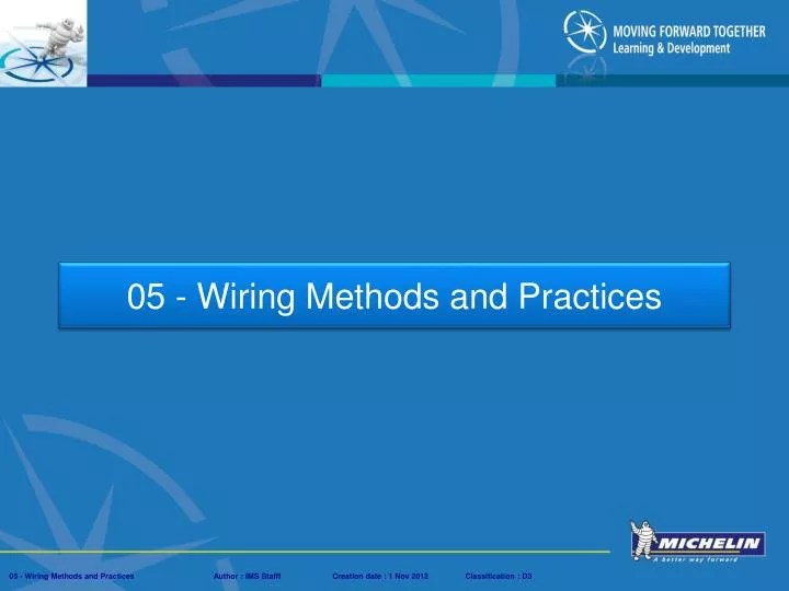 PPT - 05 - Wiring Methods and Practices PowerPoint Presentation, free