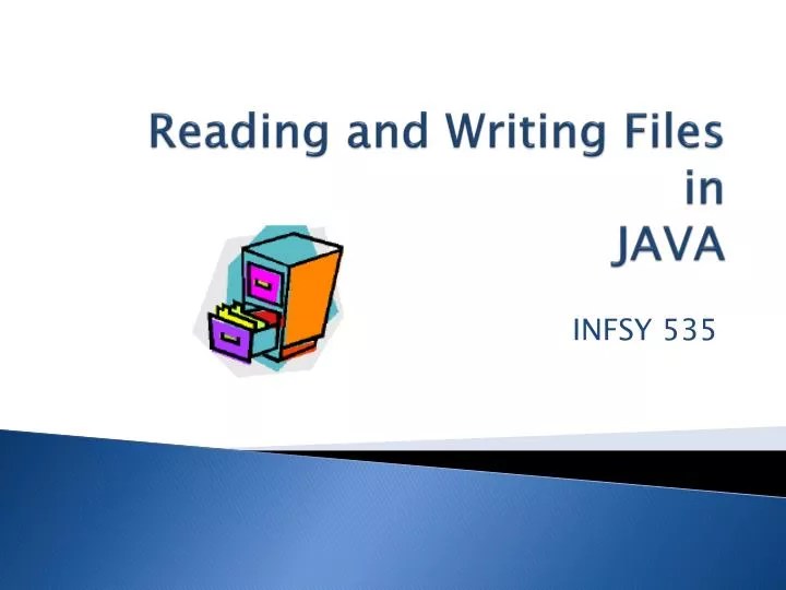 PPT Reading and Writing Files in JAVA PowerPoint Presentation, free