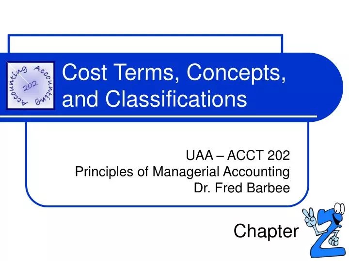 PPT Cost Terms, Concepts, and Classifications PowerPoint Presentation