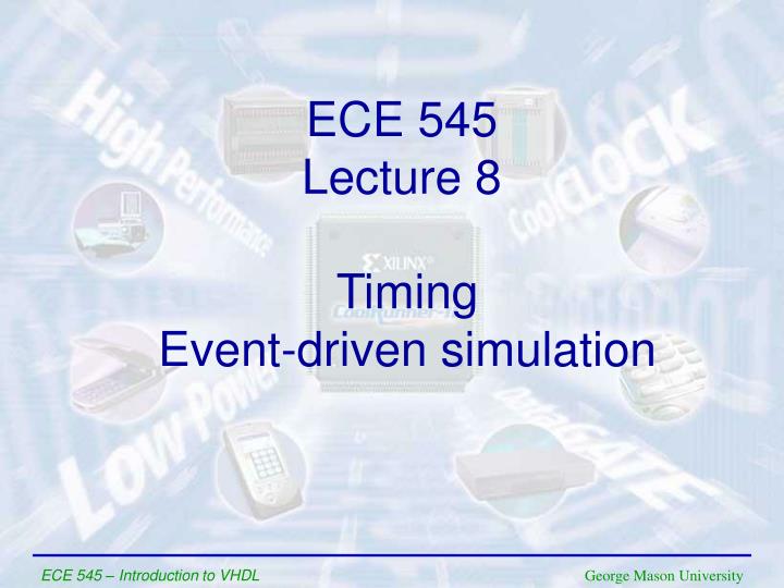 PPT Timing Eventdriven simulation PowerPoint Presentation, free