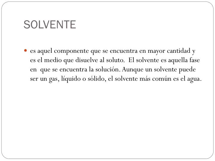 PPT SOLVENTE PowerPoint Presentation, free download ID3466710