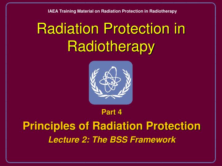 PPT Radiation Protection in Radiotherapy PowerPoint Presentation