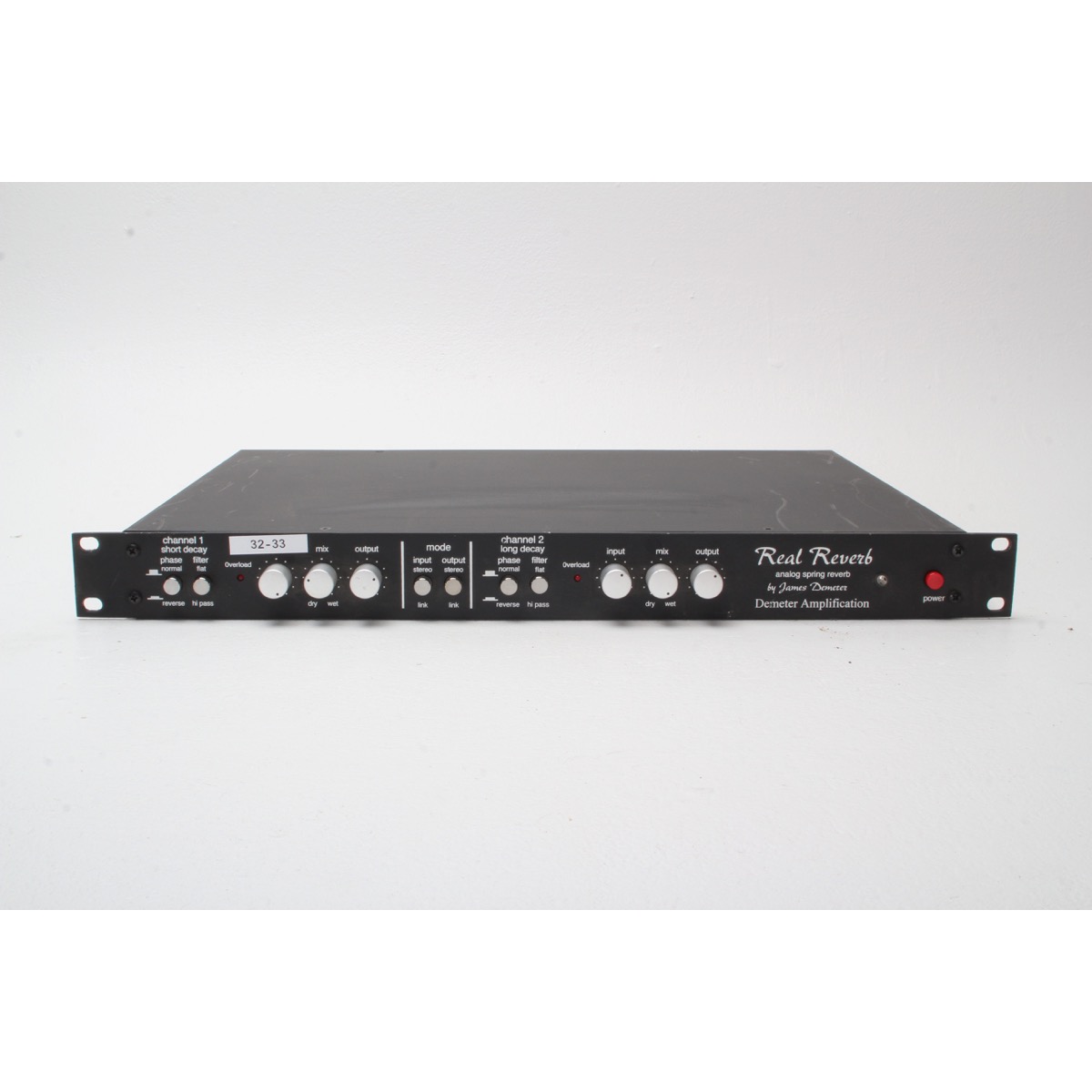 Demeter RV1 Real Spring Reverb (Used) Sonic Circus