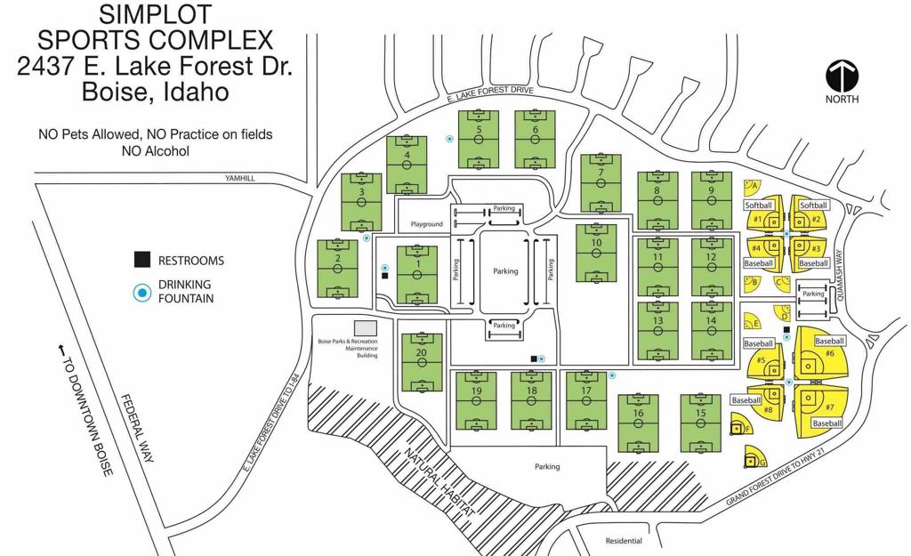 Simplot Sports Complex Map Tami Karmen