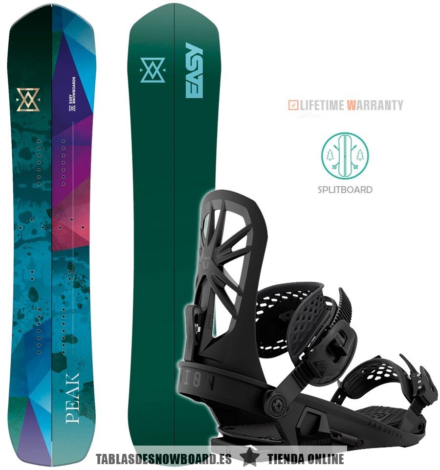 Pack Splitboard Tabla + Fijaciones Peak Split + Union Explorer