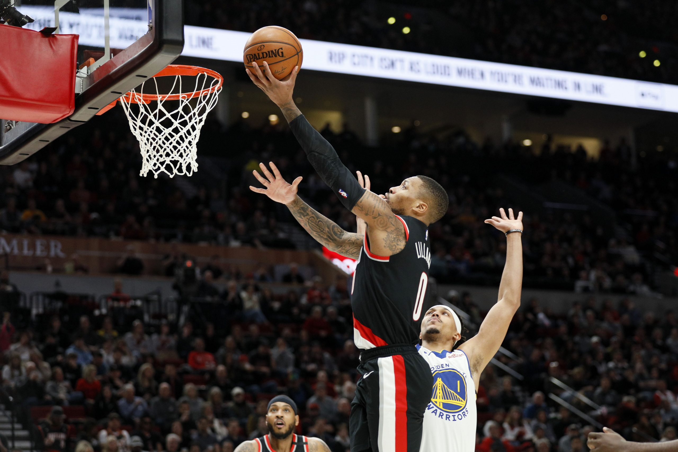 Damian Lillard scores career high 61 as Trail Blazers defeat Warriors in OT thriller