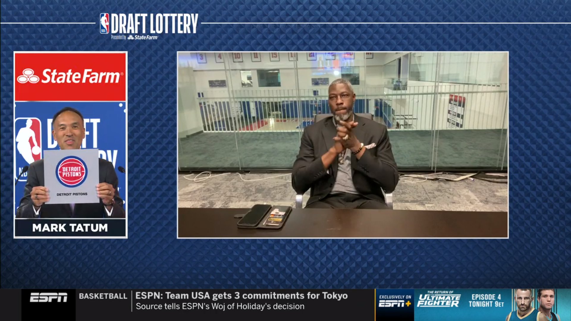 Pistons win 2021 NBA Draft Lottery, Raptors move up to No. 4