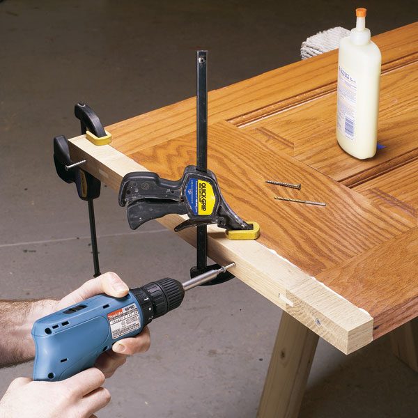 Lengthening an Interior Wood Door The Family Handyman