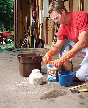 Concrete Floor Paint Grease Images