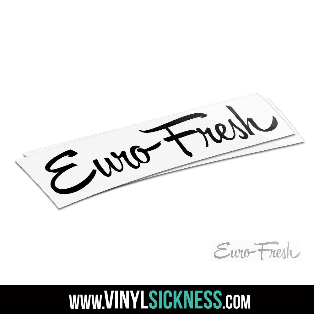 EURO FRESH • JDM Tuner, EURO Stickers / Decals • VS