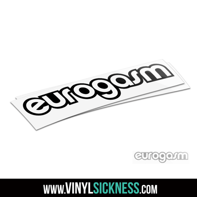 EUROGASM • JDM Tuner, EURO Stickers / Decals • VS