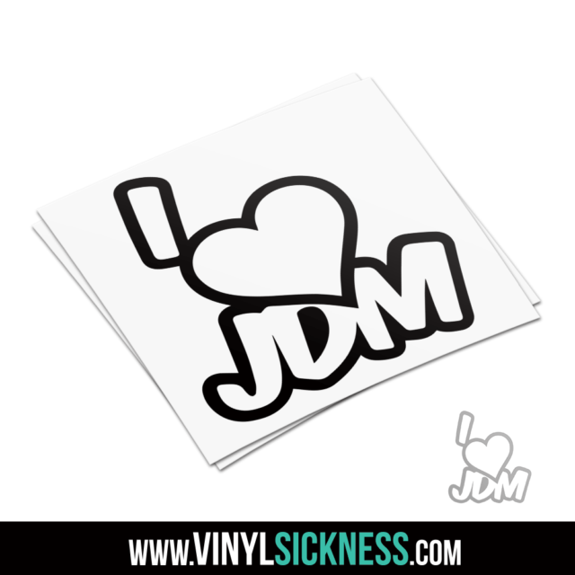 I HEART YOGA PANTS • JDM TUNER STICKERS / DECALS • VS