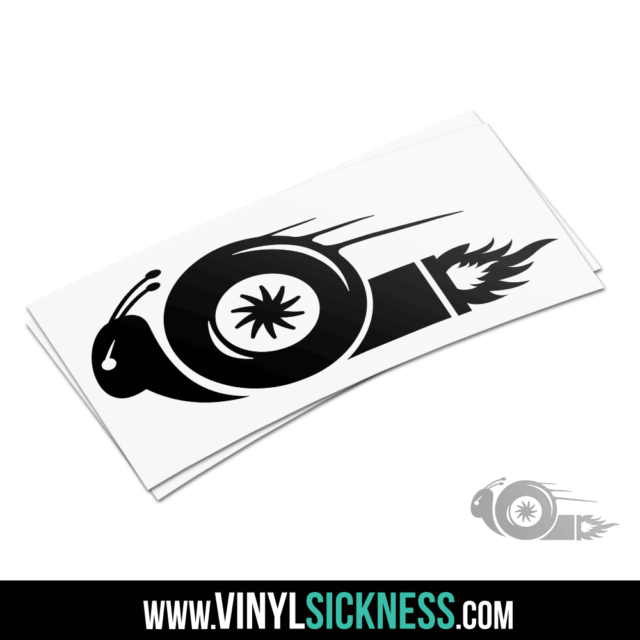 TURBO FLAME SNAIL• JDM Boost Turbo Stickers / Decals • VS