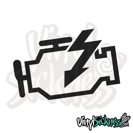 CHECK ENGINE • JDM Stickers / Decals • VS