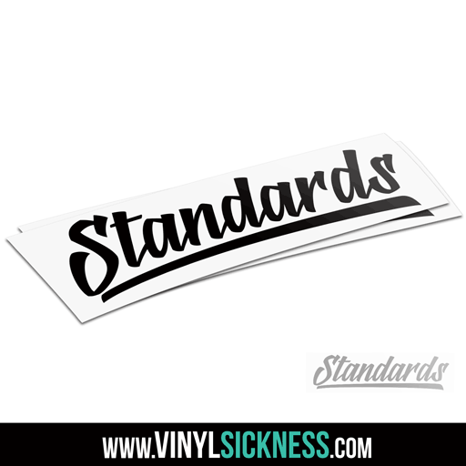 STANDARDS • JDM TUNER STICKERS / DECALS • VS