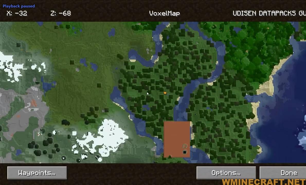 VoxelMap Mod World Minecraft