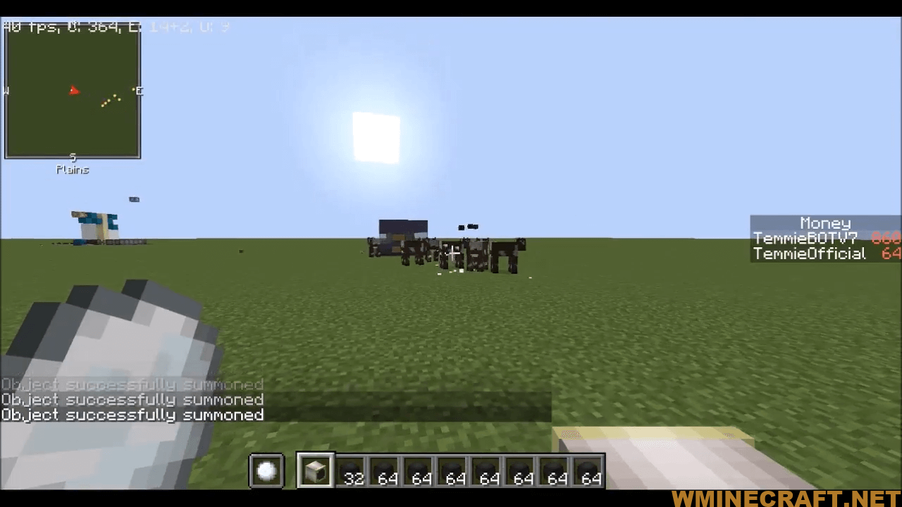 Hand Cannon Command Block 1.12.2 Weapon Minecraft