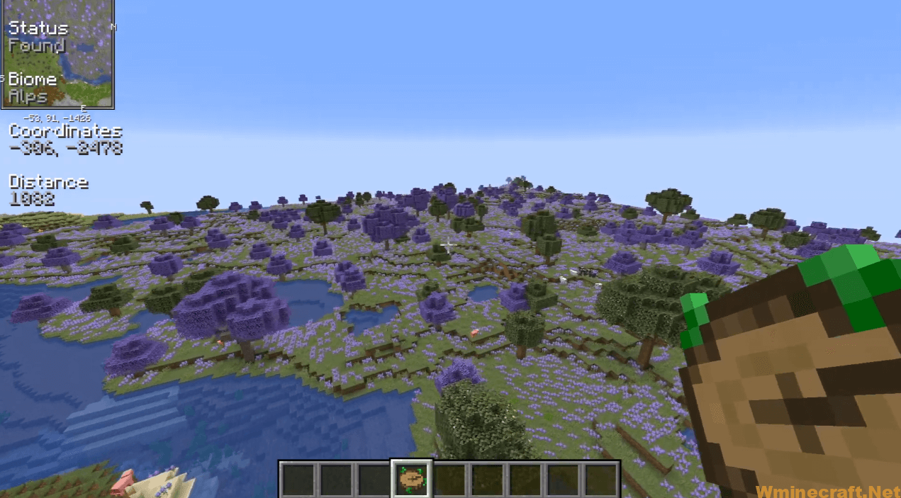 Nature's Compass Mod2 World Minecraft