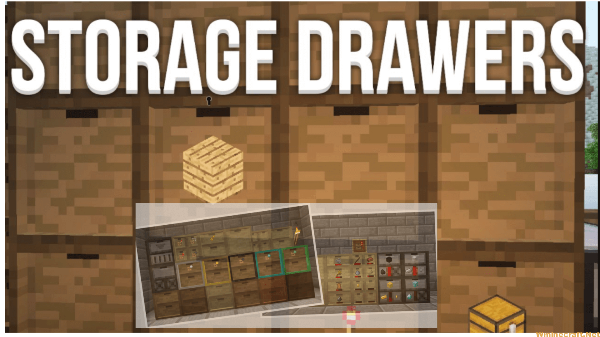 Storage Drawers Mod 1.18.2, 1.17.1 More Storage Solutions for