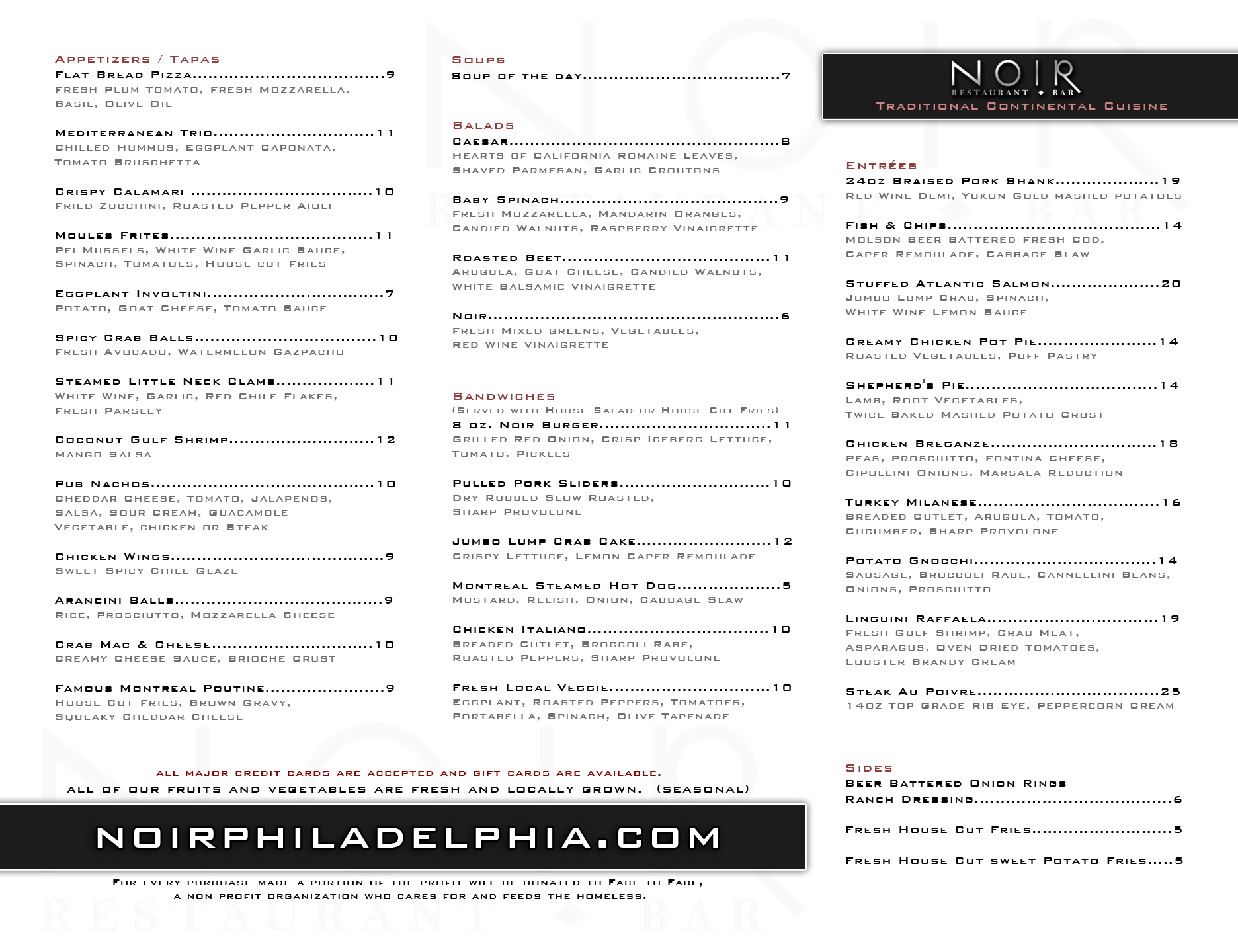 Noir Opens on Passyunk Avenue