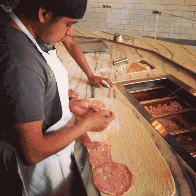 Animated GIF Rotolos at Pizzeria Vetri