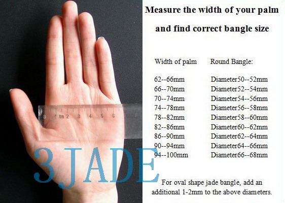 64.5mm Natural White Nephrite Jade Large Size Bangle Bracelet w