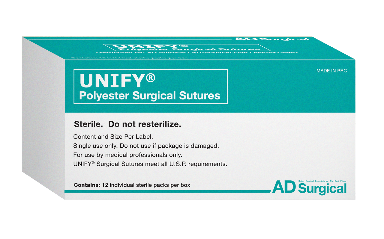 UNIFY Surgical Sutures Regular Surgical Sutures Polyester Sutures