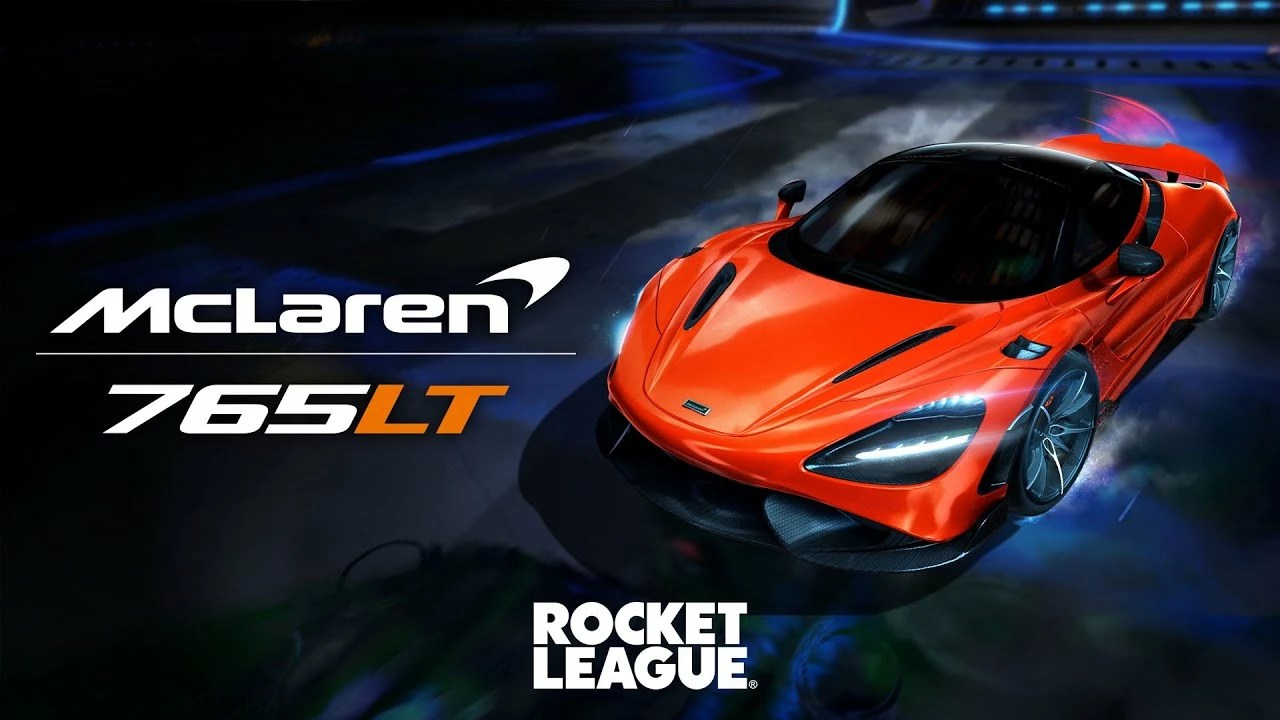 The McLaren 765LT is now in Rocket League