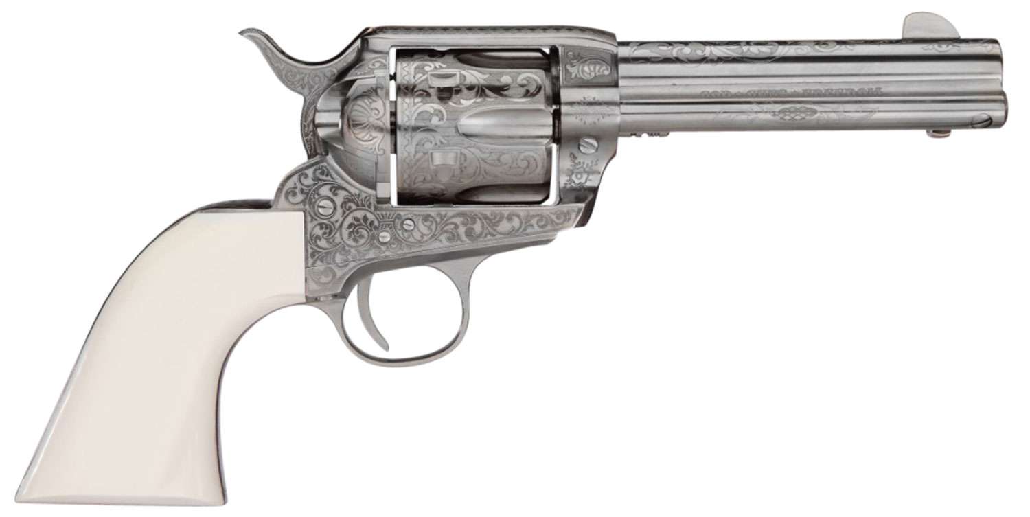 1873 Outlaw Legacy Revolver .357mag 4.75in 6rd Nickel Engraved