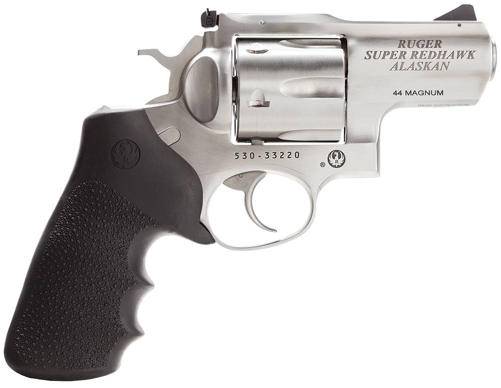 RUGER Super Redhawk Alaskan Revolver .44 Mag 2.5in 6rd Stainless