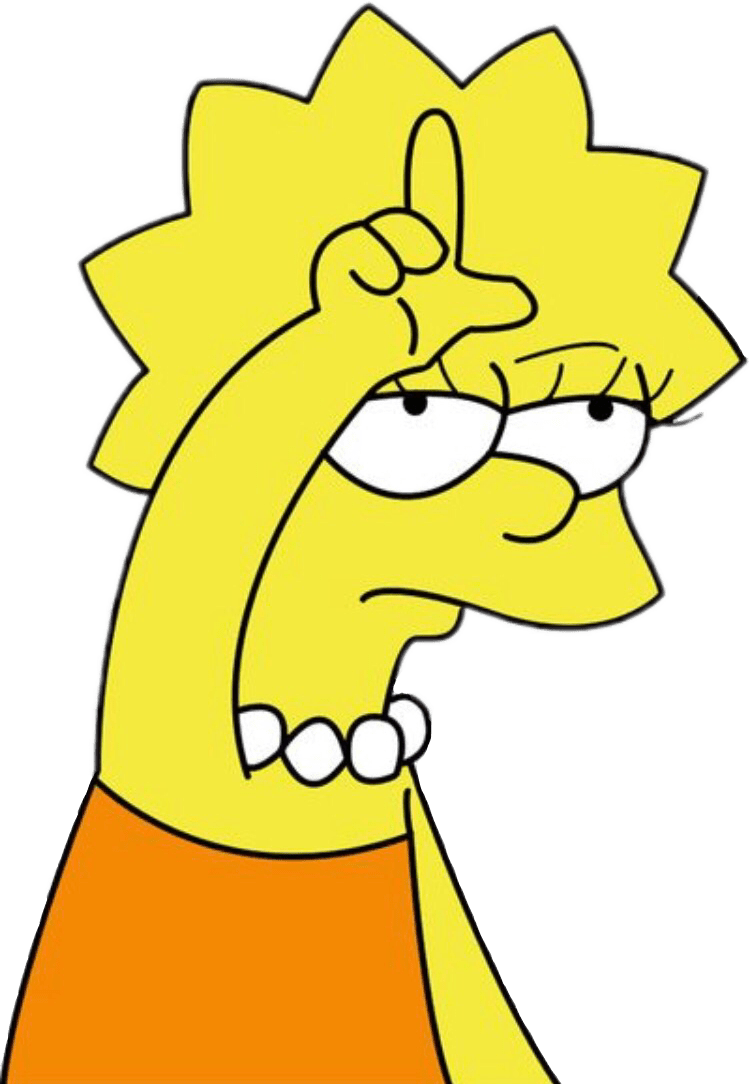 lisa simpsons loser mood freetoedit lisa sticker by mexcxn