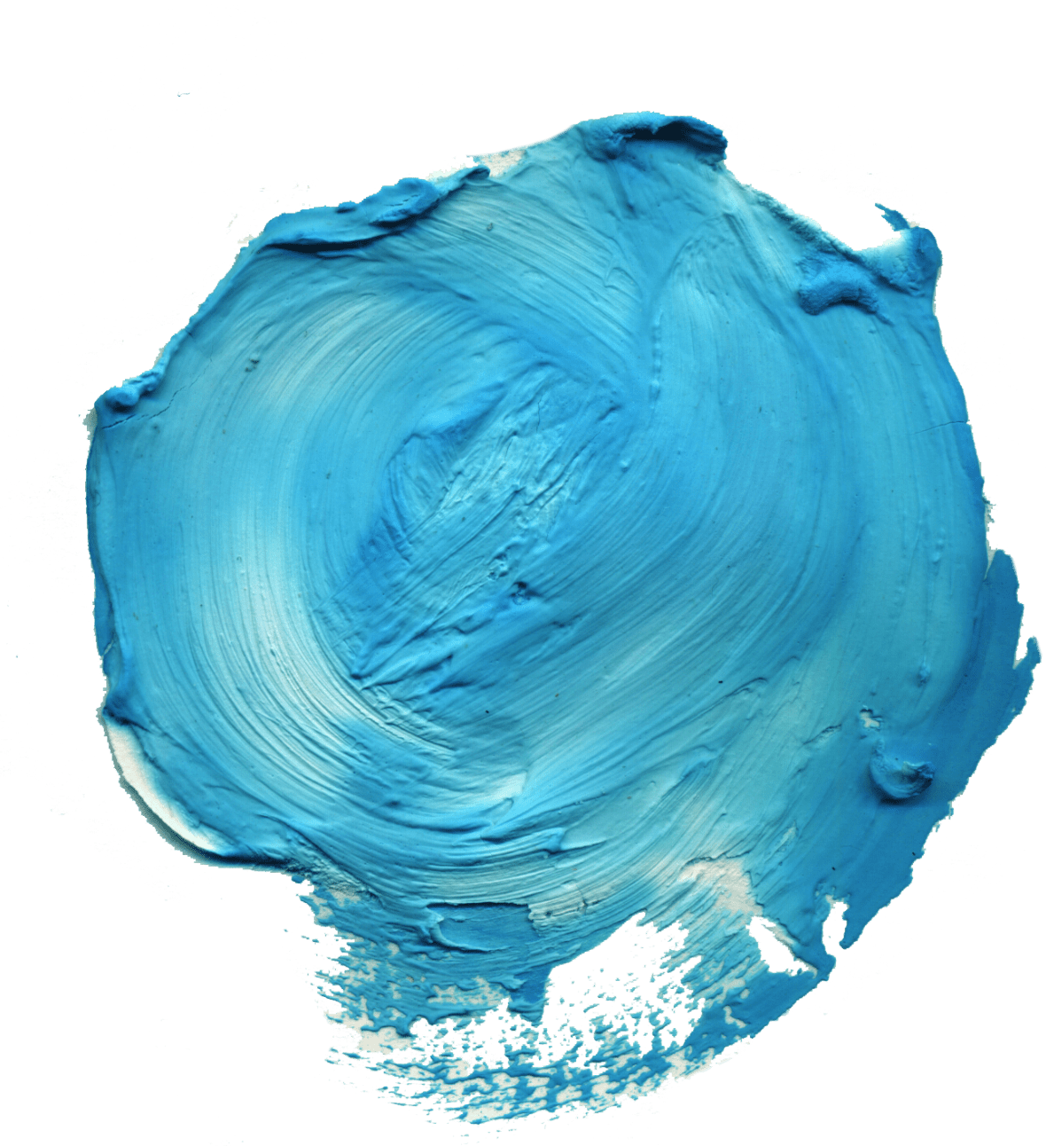 blue white acrylic paint sticker by alice_prichudova