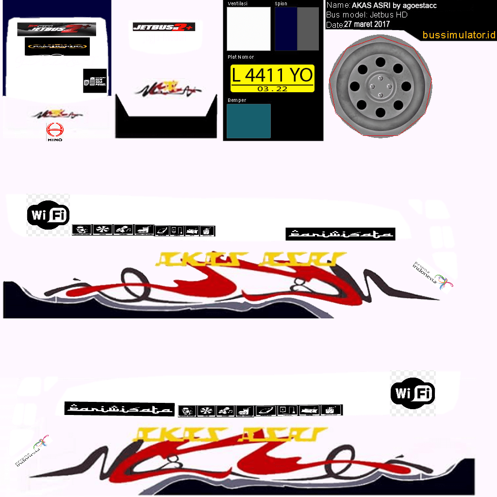 Ftmsig Stiker Bus Simulator Akas