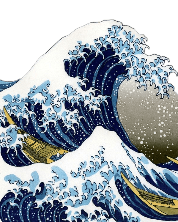 sticker cutout stickers ocean oceanwaves japanese japan...