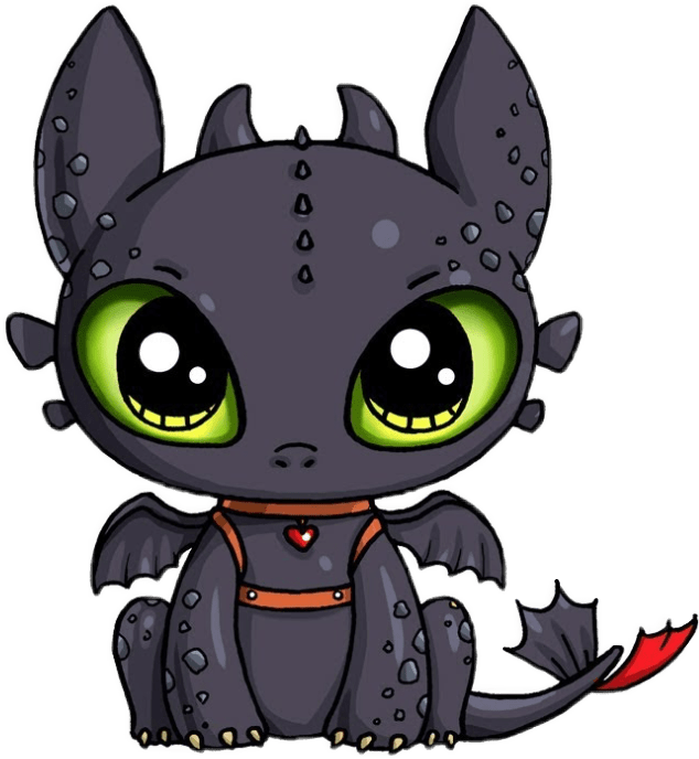 dragon cute black freetoedit Sticker by ArYaM.🎷