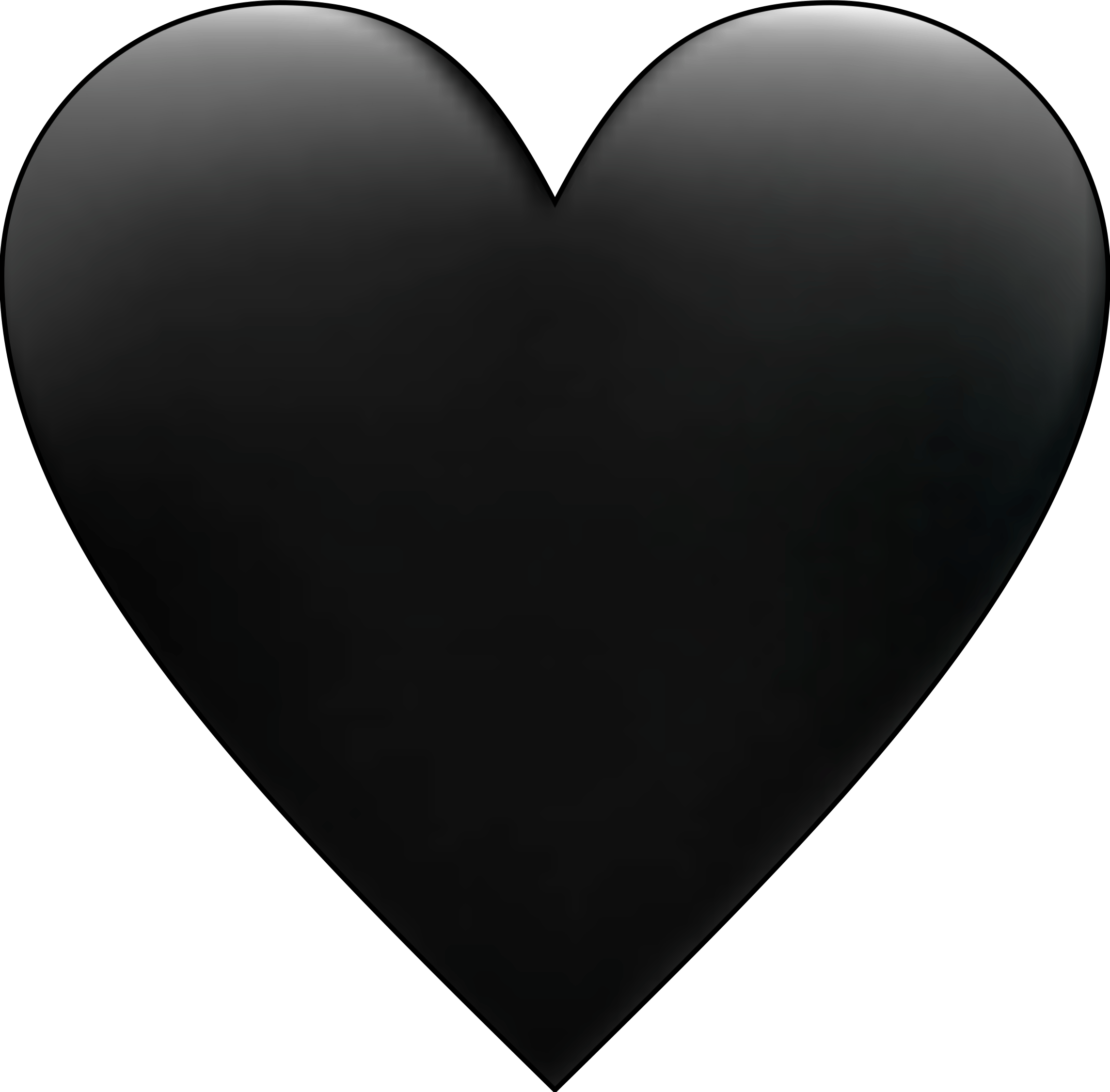 heart love black emoji pixle22 Sticker by Evie22