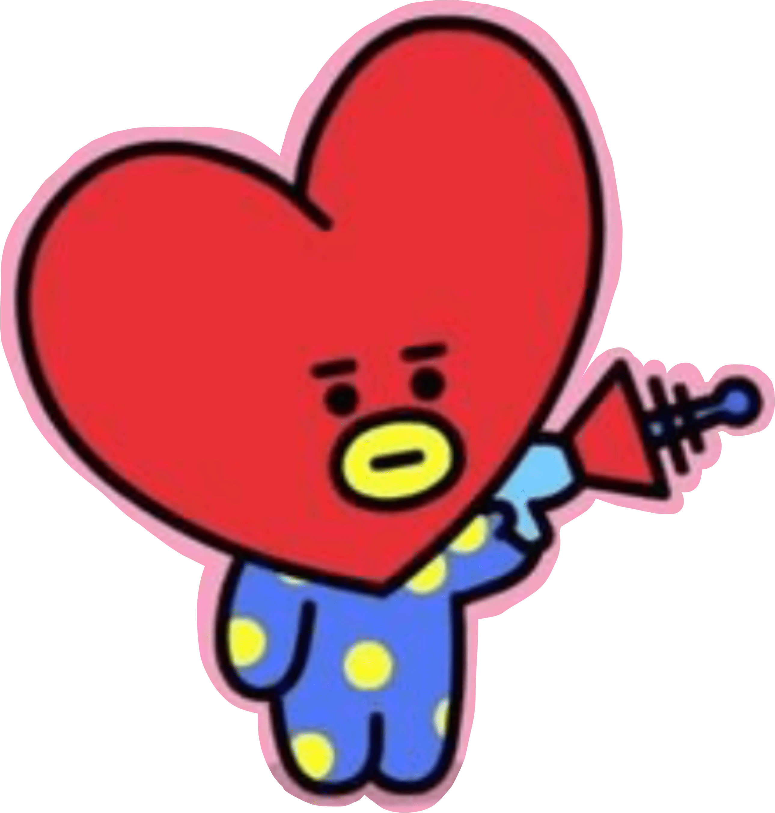 tatabt21 TATA Bts Bt21 Tata Pegatina TeePublic MX stories