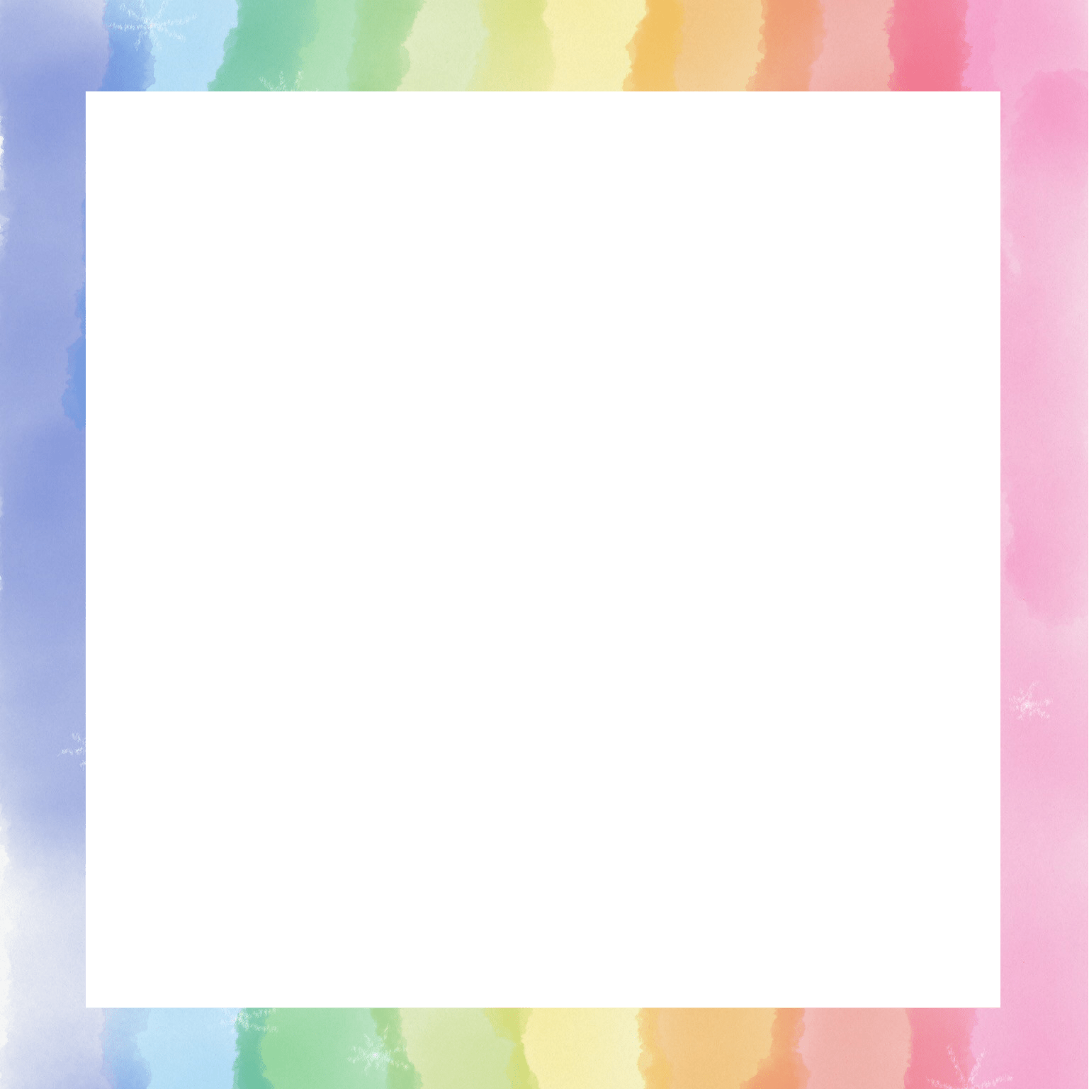 Watercolor Rainbow Borders Rainbow Frame Clip Art Set Etsy My XXX Hot Girl