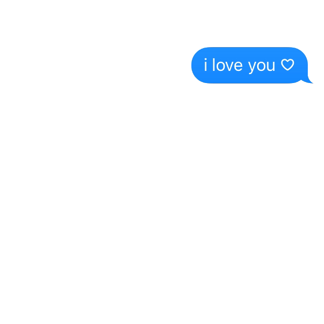 i love you chat message text blue aesthetic aesthetics...